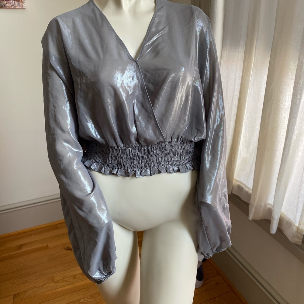 Women’s Silver Blouse